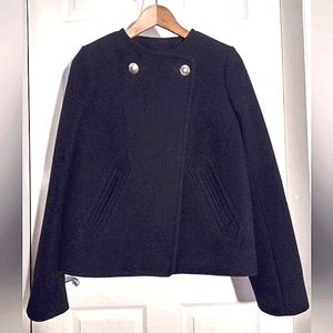 See by Chloe NWOT Black Wool Blend Peacoat